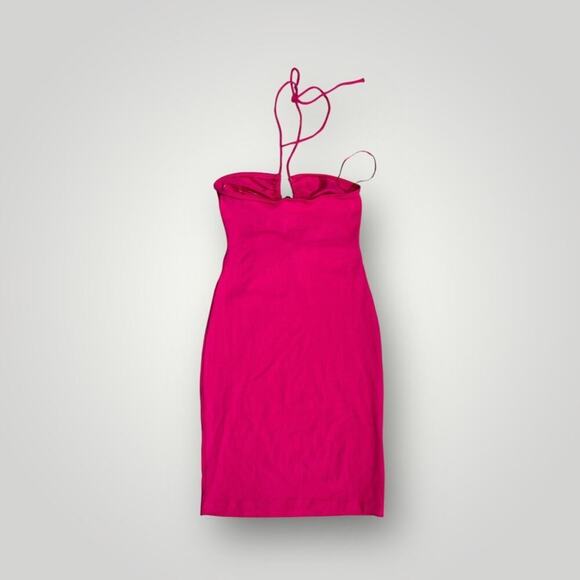Zara Pink Cut Out Dress sz XS - Picture 2 of 5